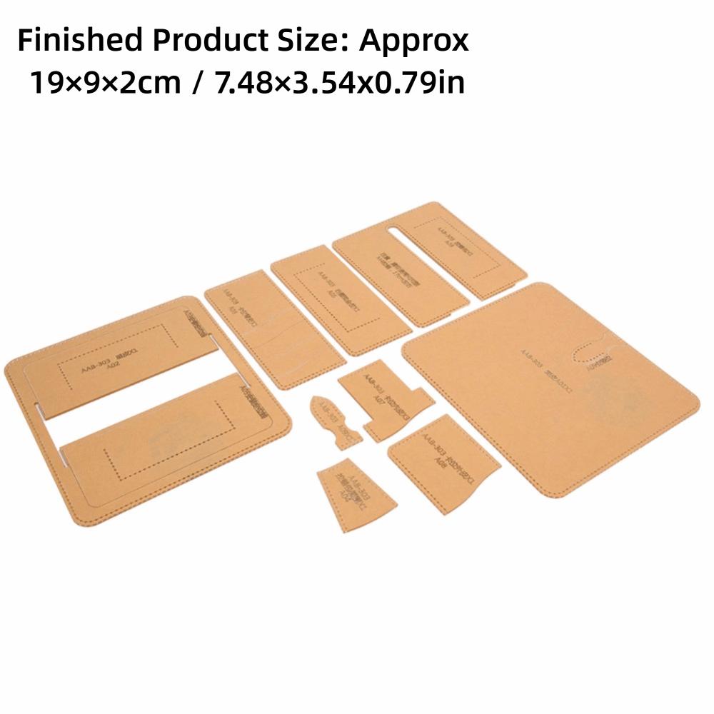 Transparent Purse Making Template Acrylic Wallet Stencil Leather Wallet Making Template Crafting