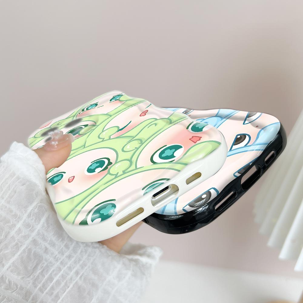 Милый мультяшный узор, кремовая текстура, мягкий силиконовый чехол с волнистыми краями, чехол для телефона Samsung