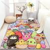 Милый ковер с мультяшным принтом овощного ягненка для гостиной, спальни, прикроватный, под диван, напольный коврик, современный домашний декор, ковер для подарков