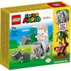 LEGO Super Mario Беги! Rhino Lambi 71420 Игрушечный блок Настоящее приключение ~