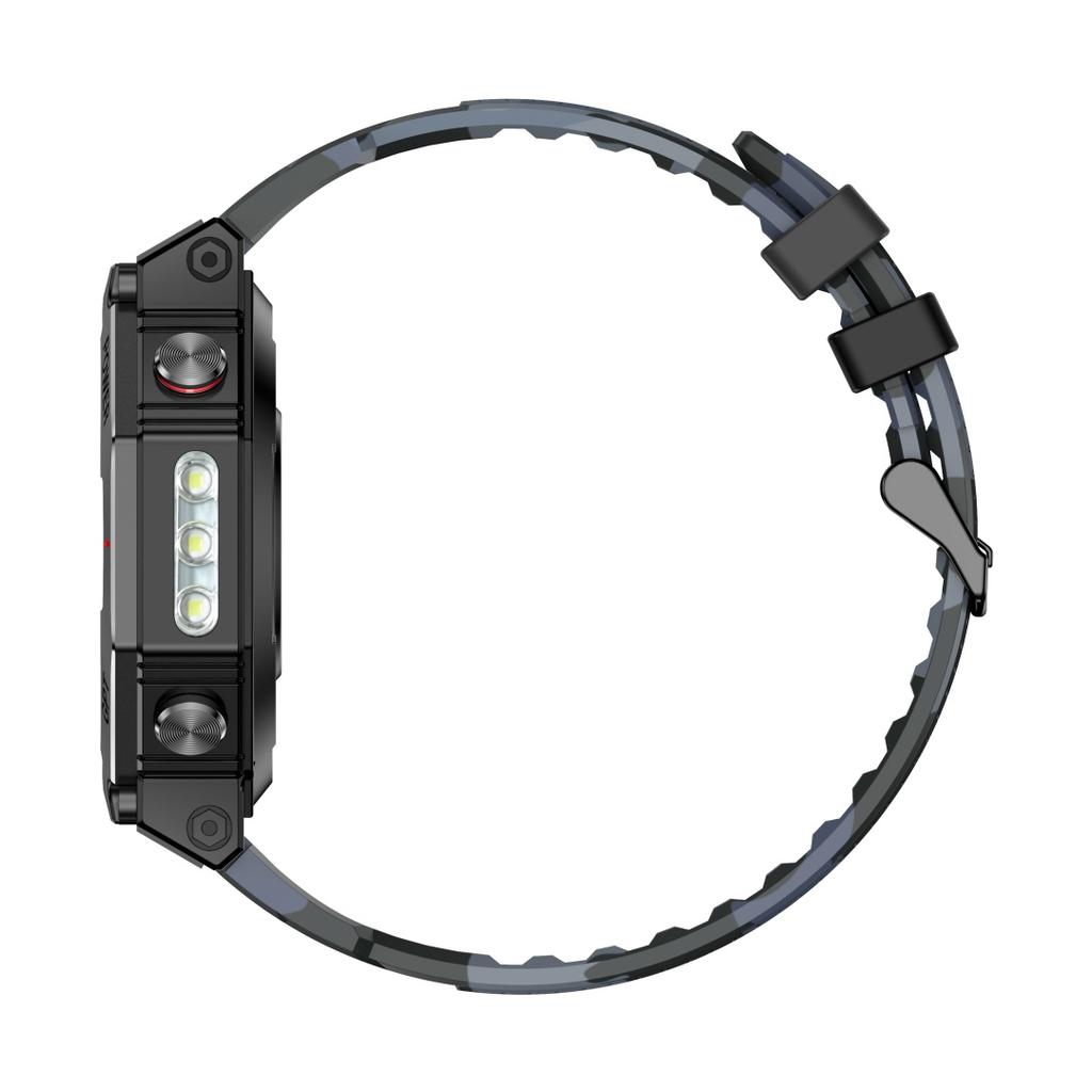 Умный браслет Rainbuvvy KC91 с GPS 1,39-дюймовый TFT 360x360 BLE5.3 GPT 3ATM Водонепроницаемый 530 мАч Bluetooth-звонок Фонарик Android Смарт-часы