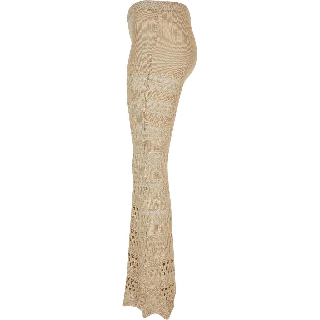 Urban Classics Womens/Ladies Knitted Crochet Flared Leggings