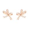 Previous Season Hyperbola bow stud earrings