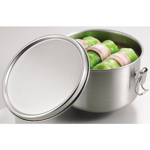 Kobo Aizawa Round Container, Deep, with Clasp, M 6307