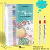 Детский набор акриловых акварельных маркеров - Водостойкие, Непрозрачные, Накладывающиеся цвета в подарочной коробке