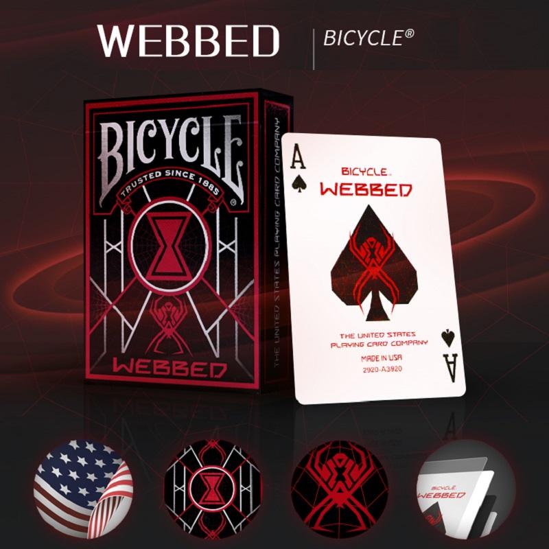 Bicycle Webbed Playing Cards Spider Web Deck Card Games Magic Tricks