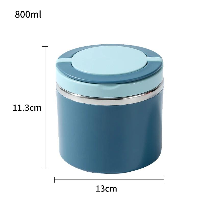 600/800 мл термоконтейнер для еды, термоконтейнер для супа, термоконтейнер из нержавеющей стали, термоконтейнер для бенто для школьников