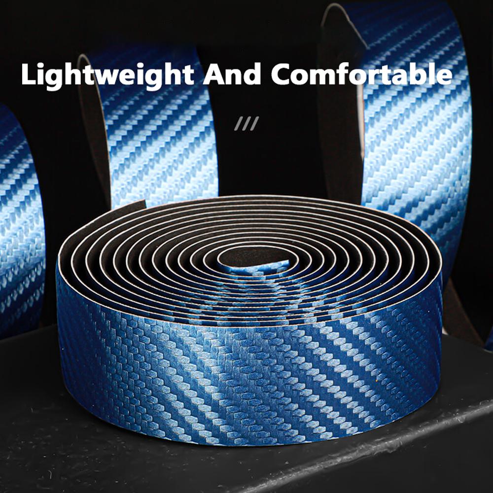 Карбоновая рулевая лента с узором, лента из ЭВА ПУ, практичная, ударопрочная, прочная, демпфирующая, антивибрационная, ремень для
