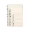 Minimalist PP Coil Notebook Set: A5 Lined, B5 Grid, Elastic Band, Thick Pages, Blank for Students