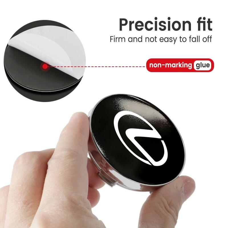 4pcs Car Wheel Center Hub Caps Sticker Auto Emblem Wheel Center Cap For Lexus RX350 IS250 IS200 GS300 LX570 RC350 UX250h ES350 AEJ1