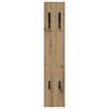 Wall mounted nightstand Artisan Oak 20 x 1.5 x 100 cm