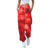 Женские повседневные модные рождественские принтованные повседневные брюки спортивные брюки длинные брюки брюки с эластичной резинкой на талии