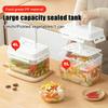 4/5L Pickle Jar Leakproof Pickle Fermentation Container Portable for Gherkin Sauerkraut Olive and Kimchi Storage Container