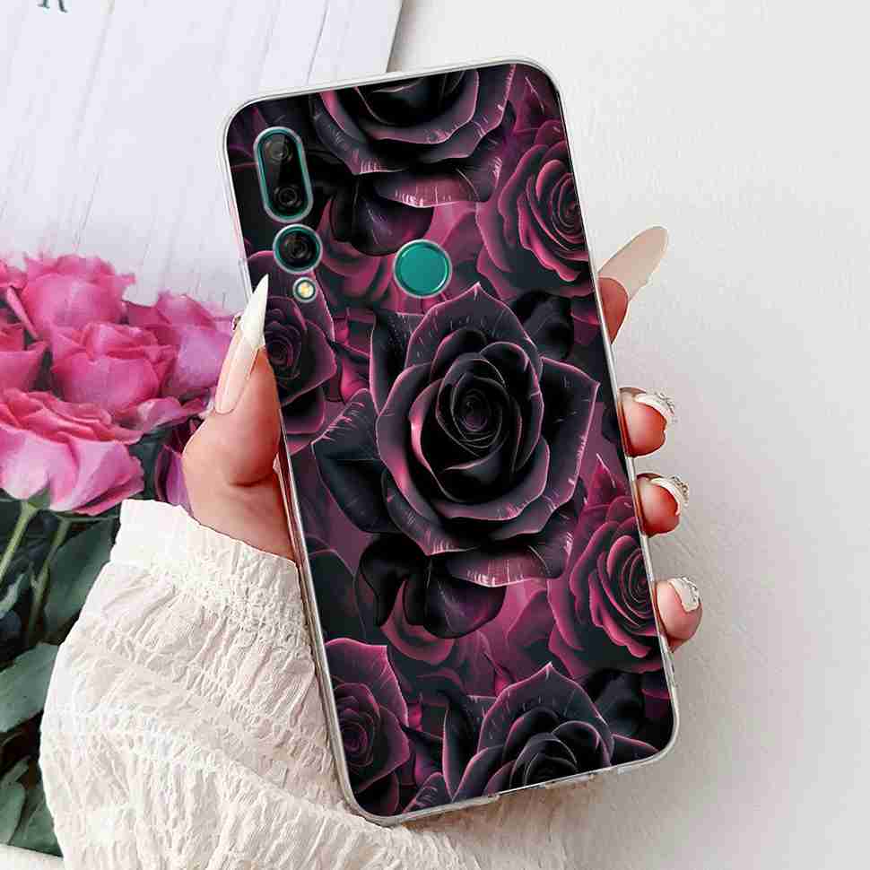 Для Huawei Y9 Prime 2019 6.59" Чехол Милая Девочка с Шариком Цветок Мягкий Силикон ТПУ Чехол Для Huawei Y9Prime 2019 STK-L21 Оболочка Телефона