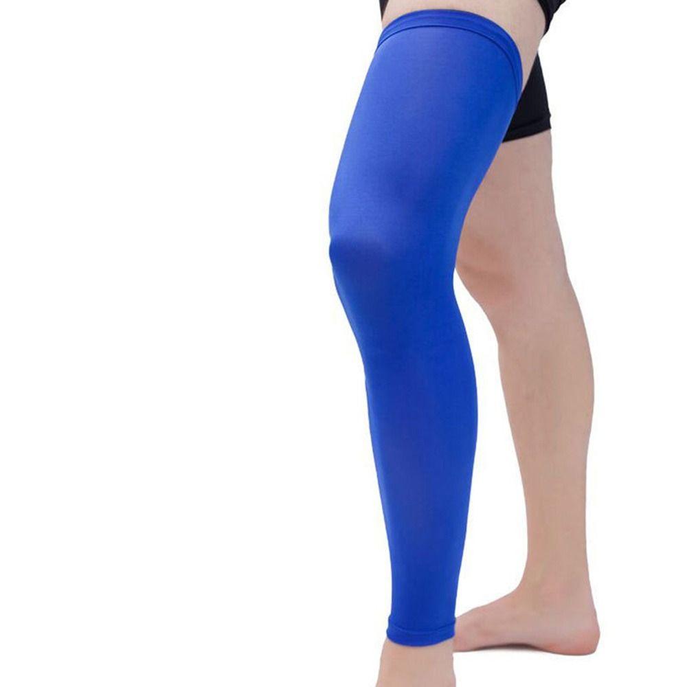 High Elasticity Knee Calf Sleeves Anti-UV Leg Warmers Long Compression Leg Sleeve for Men Women