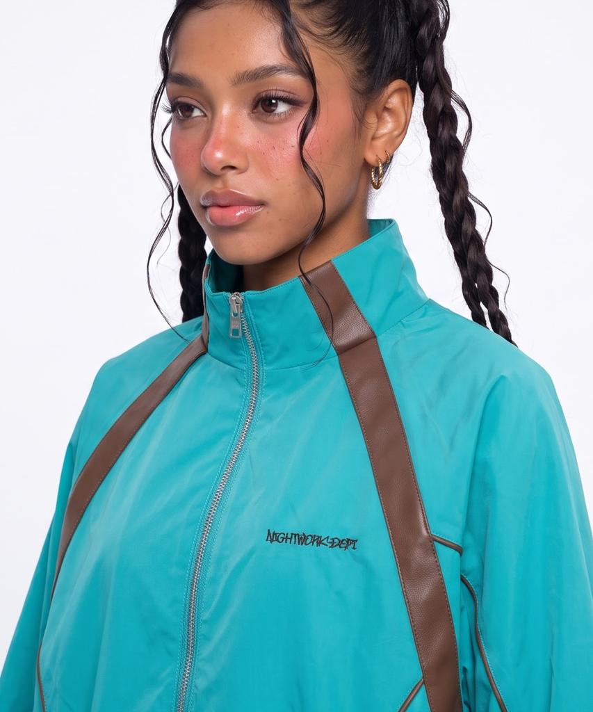 NIGHTWORKDEPT Midnight Racing Track Jacket_Mint