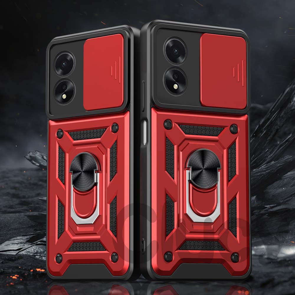 Для OPPO A38 4G A18 A78 A98 камера противоударный бронированный чехол для OPPO A54 A74 4G 5G автомобильный магнитный держатель кольцо защитный чехол