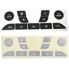 For Ford Focus 1999-2005 Air Condition AC Climate Control Worn Peeling Button Repair Decals Stickers PVC Car Accessories