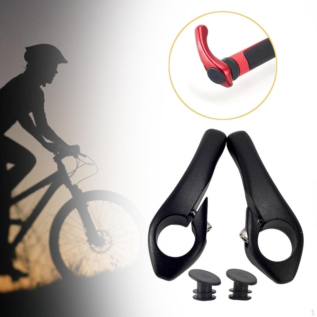 2Pcs Bike Handlebar Ends Bicycle Bar Handle Grips for Road
