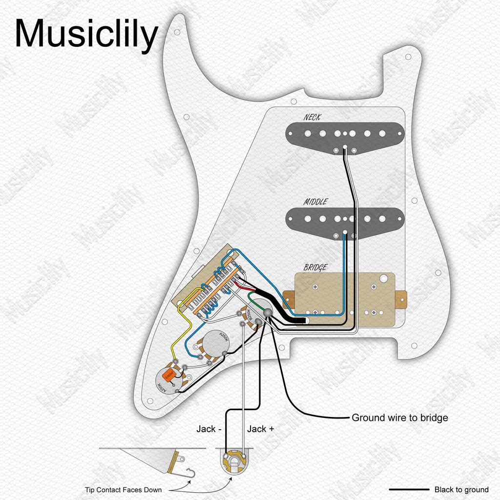 Musiclily Pro SE Pickguard with Alnico 5 Pickups and Super Switch for ST Stratocaster Electric Tortoiseshell Pattern ST-HSS-60SE Pre-wired 5-Way