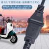 OTIMORA Power Extension Cord, 10m, Black, Heat-Resistant PVC, 800W, IndoorOutdoor Use, Flame-Retardant, Safety Design, 1 Cord