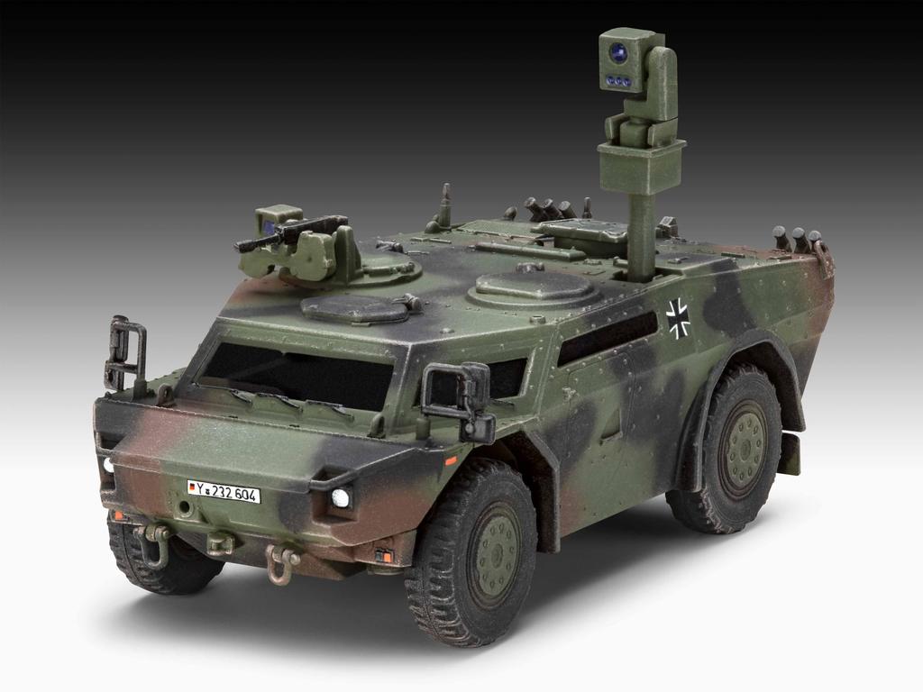 Revell 1/72 Scale German Fennec Reconnaissance Vehicle Plastic Model 03356