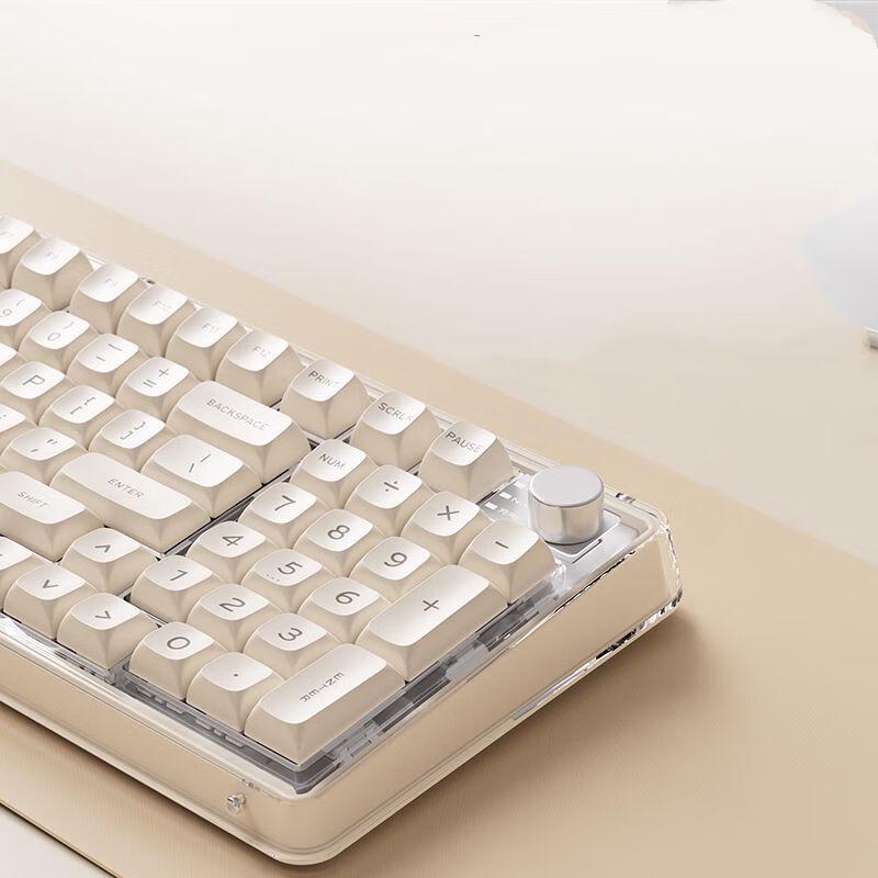 Qisha Wired Mechanical Keyboard with Multi-function Knob