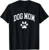 Dog Mom - Vintage Distressed Design - Funny Dog Paw Gift Unisex T-Shirt