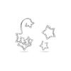 Swarovski Stella ear cuff women's temperament, high-end and light luxury 5617757