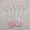 Multicolor Rabbit Ears Mascara Brush Round Comb Teeth Glitter Mascara Wand  Eyelash Combing Tools
