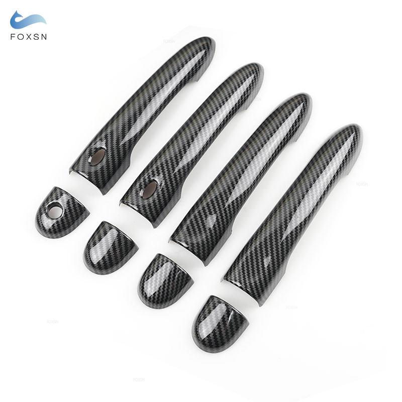 Карбоновая текстура, накладка на наружную дверную ручку автомобиля, аксессуары для Renault MEGANE 3 2008 2009 2010 2011 2012 2013 2014 2015