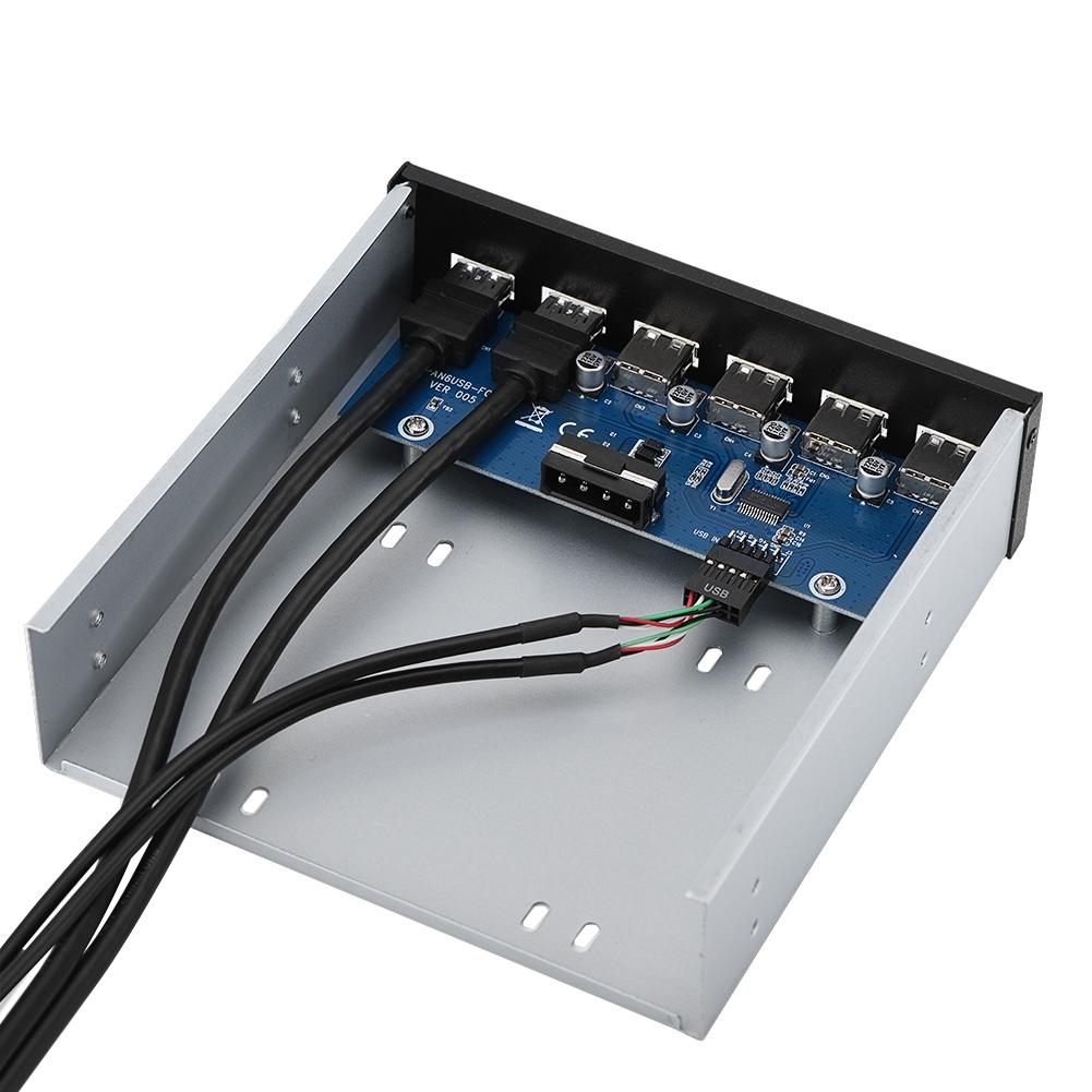 9PIN 19PIN к 2 * USB3.0 + 4 * USB2.0 6 Интерфейс Металлическая передняя панель USB-концентратор