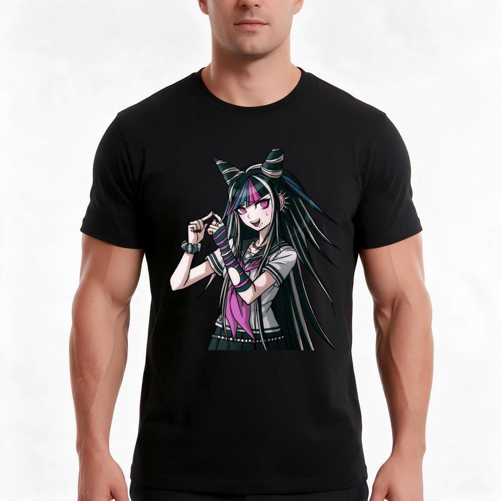 Ibuki Mioda Cute Tshirt Summer Casual Cotton Tee Oversized Streetwear Tops Vintage Graphic Print Loose Fit Short Sleeve