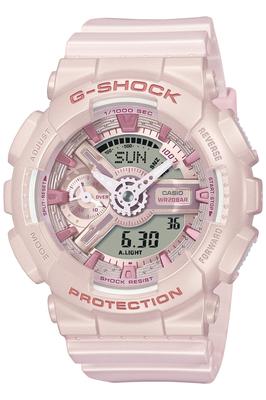 Часы Casio G-Shock (Официальный японский продукт) Модель среднего размера из экологически чистых материалов GMA-S110ST-4AJF Женские Розовые