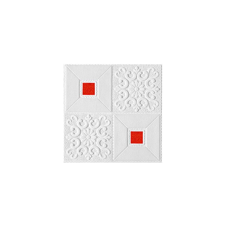 10 шт. 35x35 см 3D стикер стены потолочная панель украшение крыши самоклеющиеся пенопластовые обои