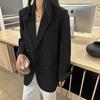 Fashionable Loose-fit Double-breasted Suit Jacket for Petite Women To Show Elegance and Casualness In Early Spring