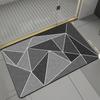 VIKAMA Bathroom Mats Front Door Mats Kitchen Mats Diatomite Mud Non-slip Shower Rugs Quick Dry Machine Washable