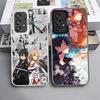 Ударопрочный чехол для телефона с изображением из аниме Sword Art Online для Samsung A17 A16 A15 A14 A37 A57 A36 A56 A26 A35 A55 A25 A34 A54 A24 A13 A23 A33
