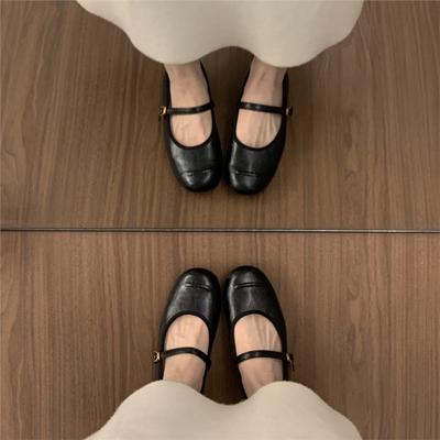 Сяосянфэн слово с туфлями Мэри Джейн на мягкой подошве 2025 новые нежные вечерние балетки на плоской подошве женские