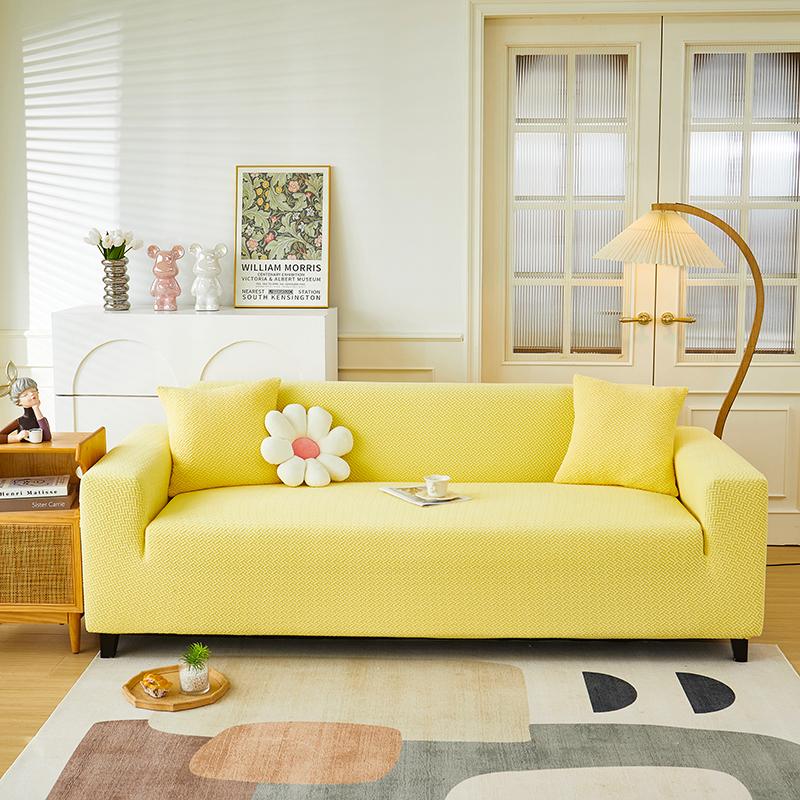1 шт. Жаккардовый Эластичный Чехол на Диван Регулируемый Нескользящий Растягивающийся Чехол для Дивана Домашняя Гостиная Защитный Чехол для Дивана Домашний Декор