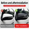For 2016-2026 Toyota Hilux Revo Pickup Truck Rearview Mirror Cover Cap Trim ABS 2pcs Exterior Decoration Protection Accessories
