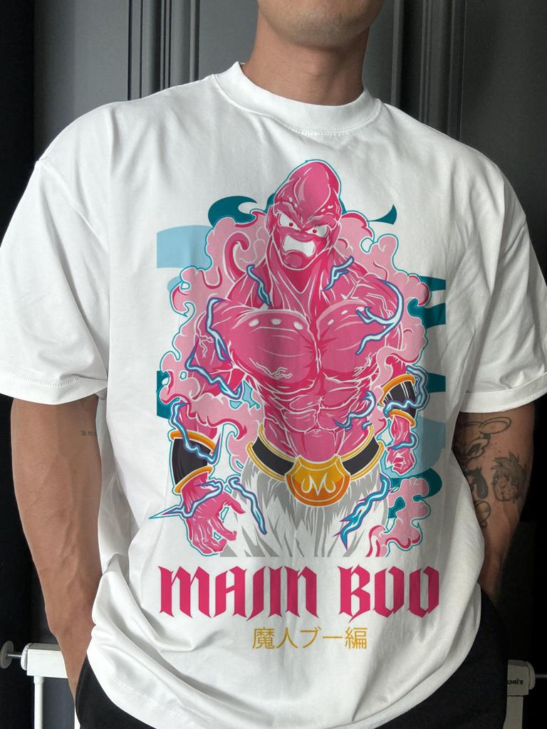 Dragon Ball Print TShirt Unisex Anime Print Casual ShortSleeved Top Trendy Street Style Y2k Style 2026 Summer New Arrival