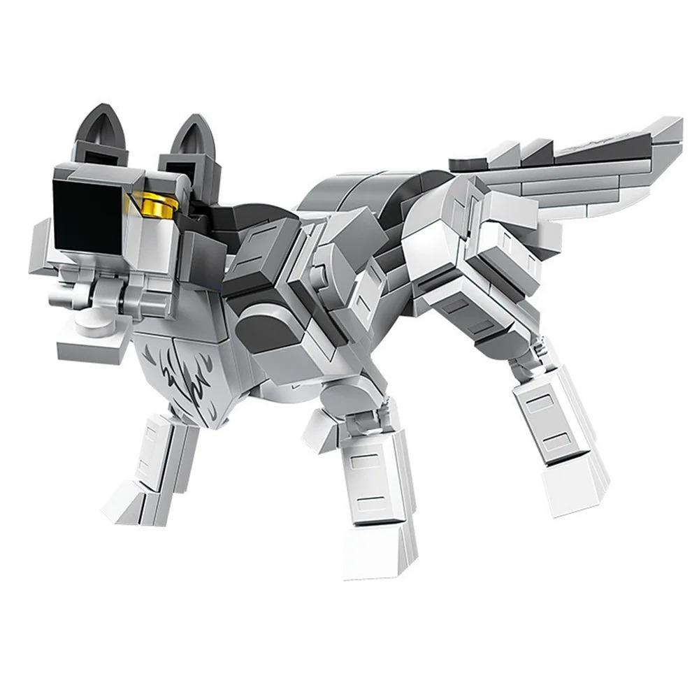 Фигурки животных Лиса Кенгуру Фигурка жирафа Модель Строительные блоки Наборы Игрушки для детей Дикие животные Детские подарки