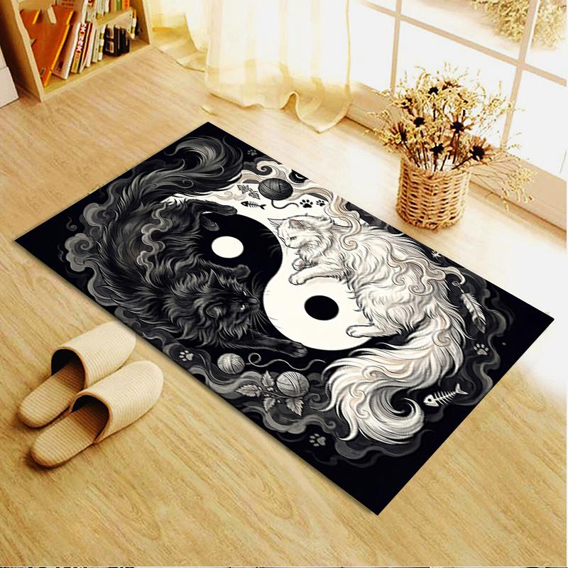 2025 New Tai Chi Animals Carpet Rug for Living Room Bedroom Home Sofa Decoration,Kids play Non-slip Floor Mat107
