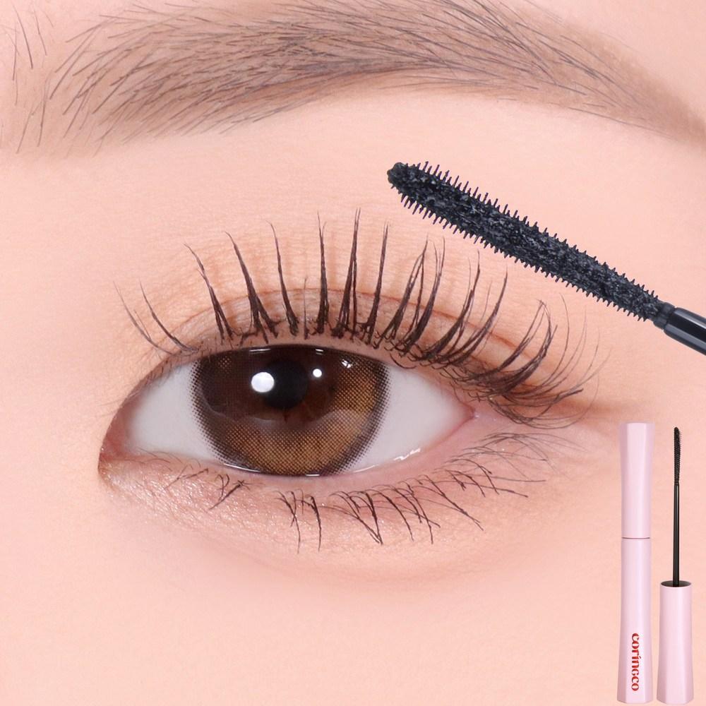 Coringco Makkara Skinny Mascara / Waterproof Volume Long & Curl, #01 Deep Black, 1 Pc.