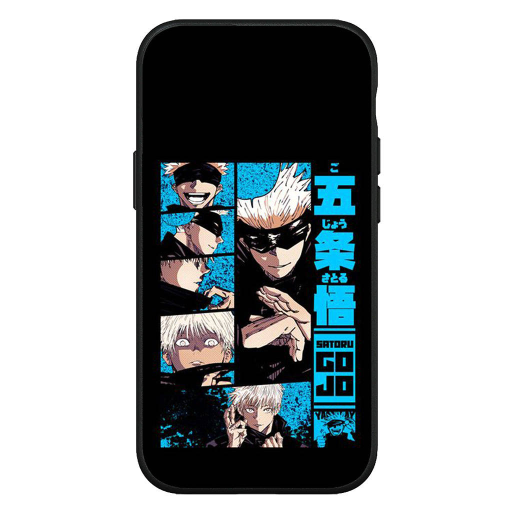Чехол для iPhone 16 15 Xiaomi Redmi Note 14 13 12 11 Pro Max X 8 16e Samsung Galaxy S25 S24 S23 Moto OPPO Huawei Jujutsu Gojo Satoru Kaisen Чехол для телефона