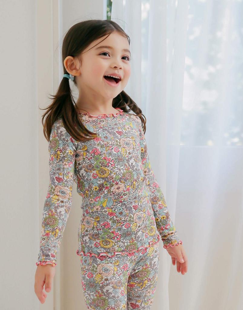 Vaenait Baby Loose Modal Ages 6 Dinosaur Character Long Long Shirring XL Pajamas, Pajamas, Months-10 Years, Kids' Pajamas, Sleeves, Sleepwear, 2-Piece