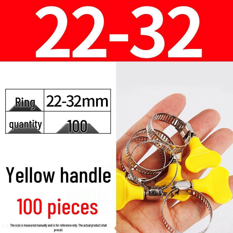 Хомут из нержавеющей стали, лента с ручной затяжкой для водопроводных и воздушных труб