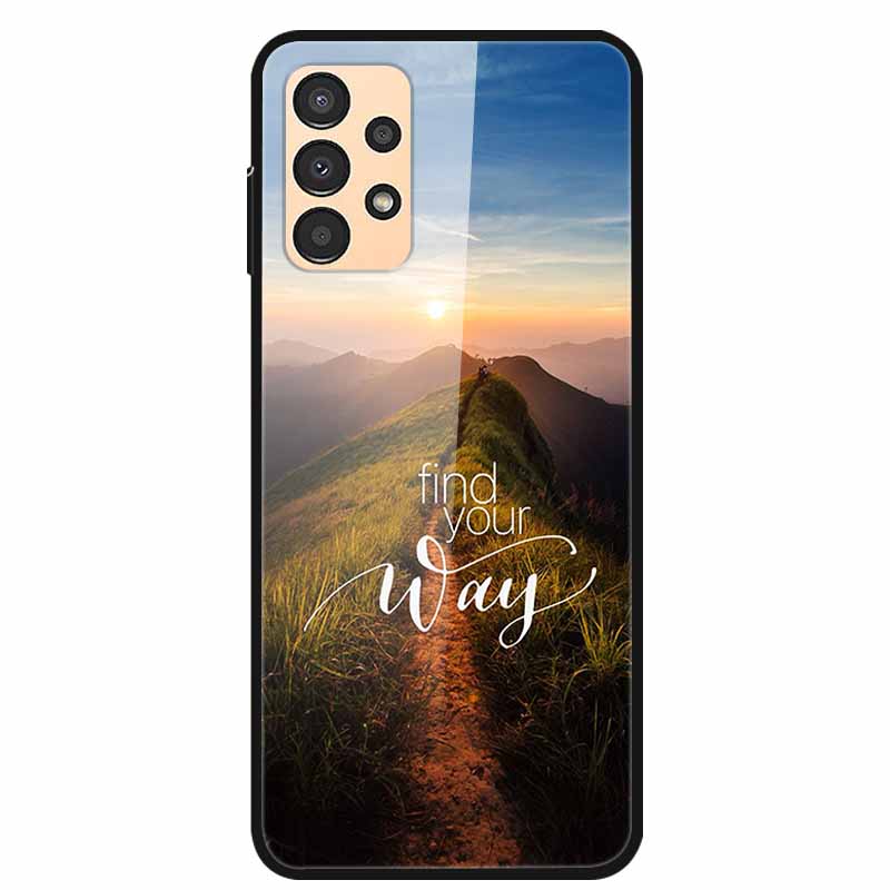 Чехол для Samsung A53 5G 2022 Мраморное Закаленное Стекло Жесткая Задняя Крышка для Samsung Galaxy A33 A73 5G Чехлы для Телефона Защитные Fundas