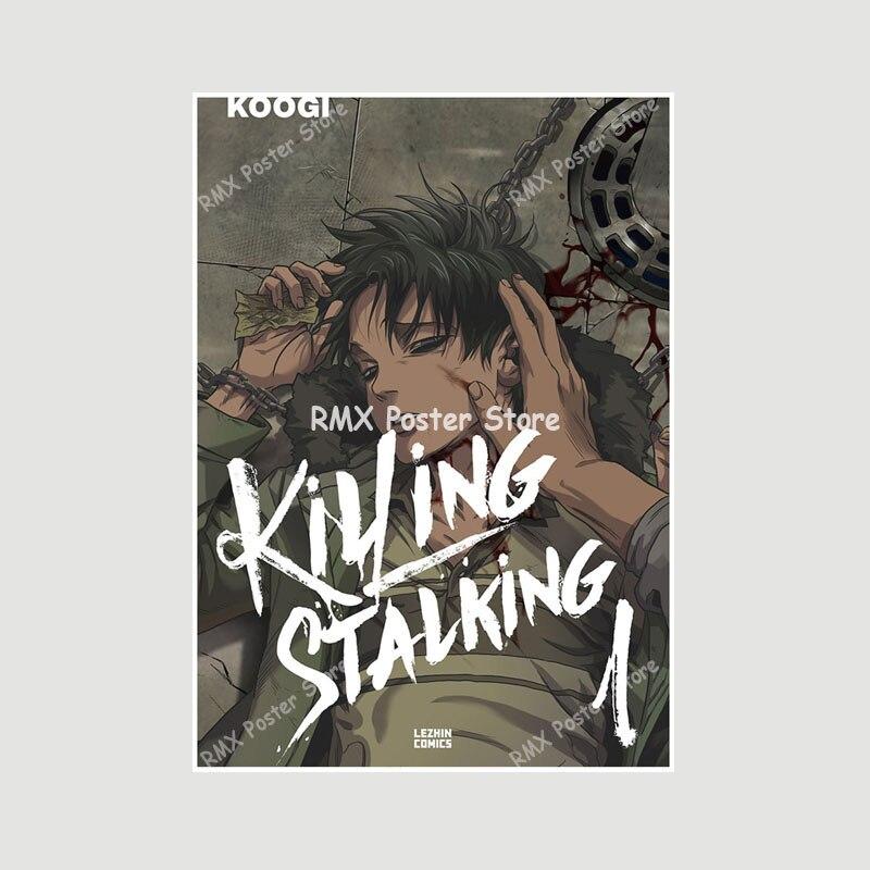 Белая бумага аниме Killing Stalking плакат манга персонаж живопись картина настенные художественные принты украшение для гостиной домашний декор